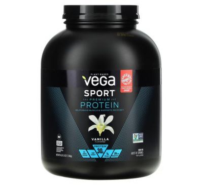 Vega, Sport Protein, Vanilla , 4 lb 1.8 oz (1.86 kg)