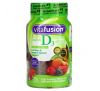 VitaFusion, вітамін D3, зі смаком натурального персика та ягід, 50 мкг (2000 МО), 75 жувальних таблеток
