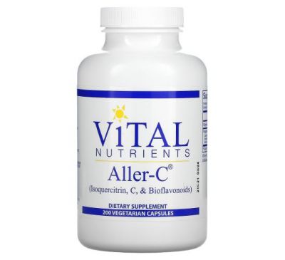 Vital Nutrients, Aller-C, 200 вегетаріанських капсул