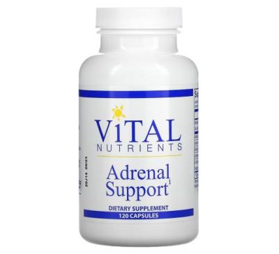Vital Nutrients, підтримка надниркових залоз, 120 капсул