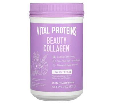 Vital Proteins, Beauty Collagen, Lavender Lemon, 9 oz (255 g)