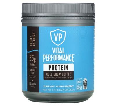 Vital Proteins, Vital Performance Protein, Cold Brew Coffee , 1.72 lb (782 g)