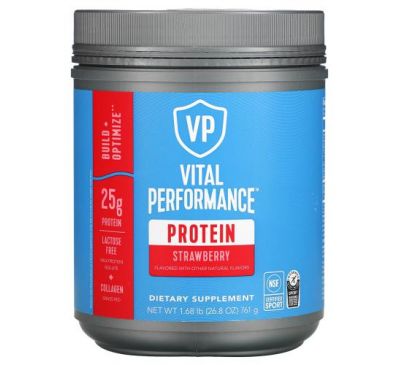 Vital Proteins, Vital Performance Protein, Strawberry, 1.68 lb (761 g)