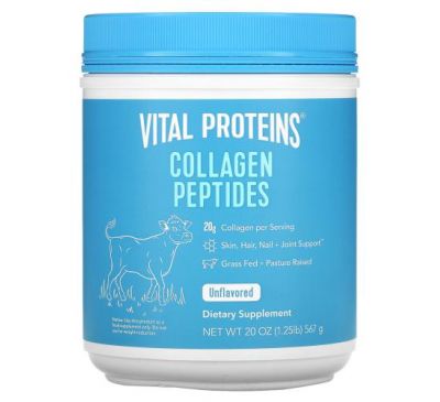 Vital Proteins, пептиди колагену, з нейтральним смаком, 567 г (1,25 фунтів)