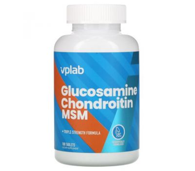 Vplab, Glucosamine Chondroitin MSM, 180 Tablets