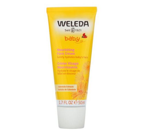 Weleda, Baby,  Nourishing Face Cream, Calendula Extracts, 1.7 fl oz (50 ml)