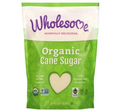 Wholesome, Organic Cane Sugar, 2 lb (907 g)