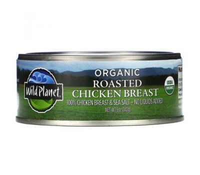 Wild Planet, Organic Roasted Chicken Breast, 5 oz (142 g)