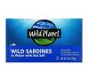 Wild Planet, Сардини дикого вилову у воді з морською сіллю, 125 г (4,4 унції)