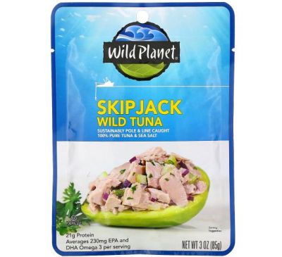 Wild Planet, Дикий тунец, 85 г (3 унции)