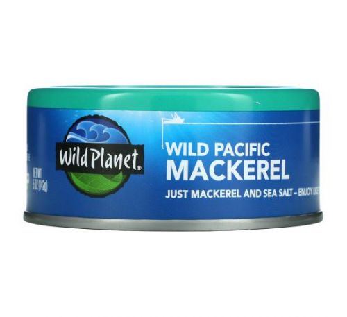 Wild Planet, Wild Pacific Mackerel, 5 oz (142 g)