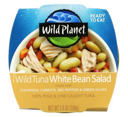 Wild Planet, Wild Tuna White Bean Salad, 5.6 oz (160 g)