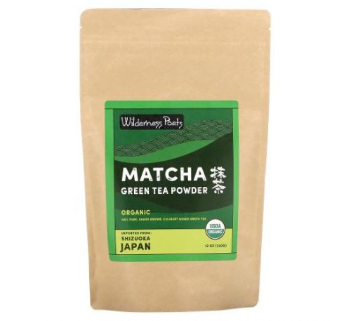 Wilderness Poets, Matcha Green Tea Powder, 12 oz (340 g)