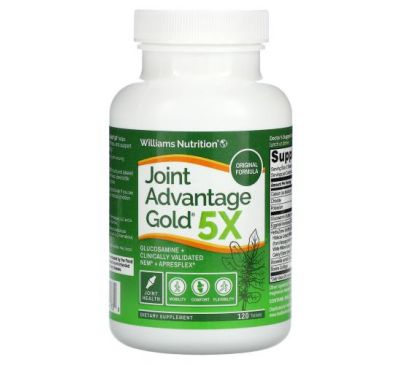 Williams Nutrition, Joint Advantage Gold 5X, 120 Tablets