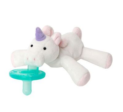 WubbaNub, Infant Pacifier, Unicorn, 0-6 Months, 1 Pacifier