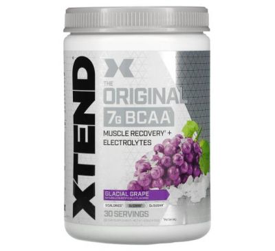 Xtend, The Original 7G BCAA, Glacial Grape, 14.3 oz (405 g)