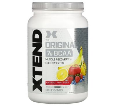 Xtend, The Original 7G BCAA, Knockout Fruit Punch, 2.68 lb (1.22 kg)