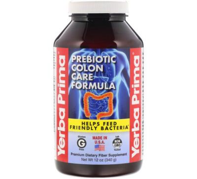 Yerba Prima, Prebiotic Colon Care Formula, 12 oz (340 g)