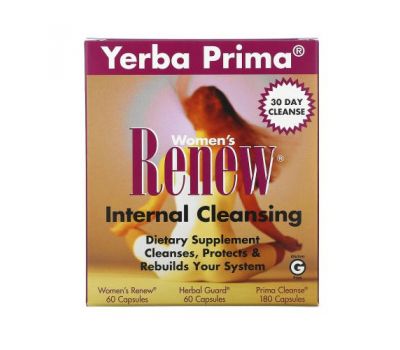 Yerba Prima, Программа восстанавливающего внутреннего очищения для женщин, из трех частей