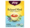 Yogi Tea, Relaxed Mind, чай без кофеїну, 16 чайних пакетиків, 32 г (1,12 унції)