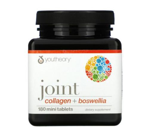 Youtheory, Joint, Collagen + Boswellia, 180 Mini Tablets