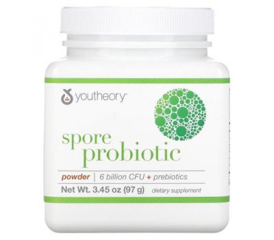 Youtheory, Spore Probiotic Powder, 6 Billion CFU, 3.45 oz (97 g)