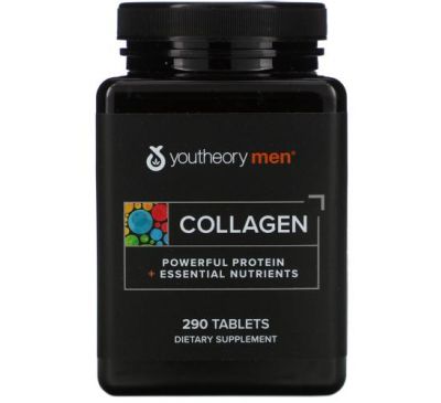 Youtheory, колаген для чоловіків, 290 таблеток