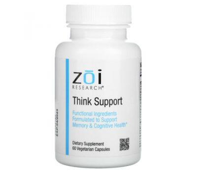 ZOI Research, підтримка розумових здібностей, 60 вегетаріанських капсул