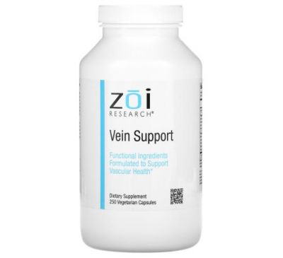 ZOI Research, засіб для зміцнення вен, 250 вегетаріанських капсул