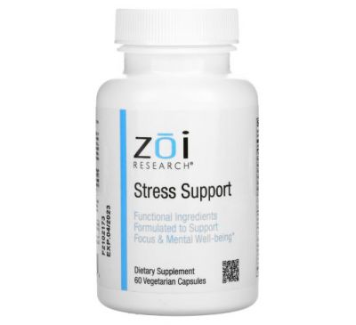 ZOI Research, засіб проти стресу, 60 вегетаріанських капсул