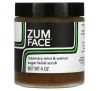 ZUM, Zum Face, Facial Scrub, Rosemary-Mint & Walnut Sugar, 4 oz