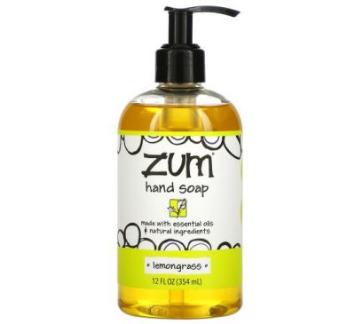 ZUM, Zum Hand Soap, лемонграсс, 354 мл (12 жидк. Унций)