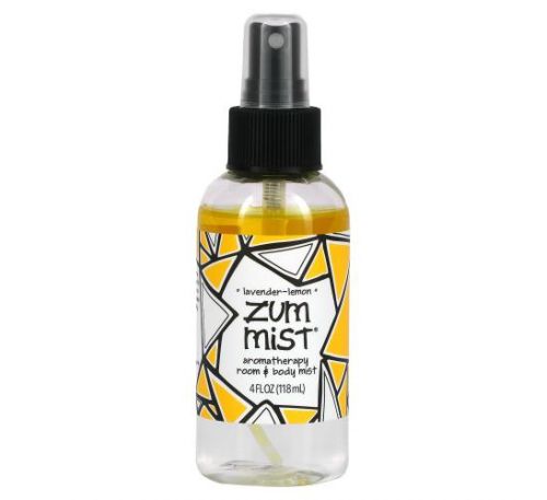 ZUM, Zum Mist, Aromatherapy Room & Body Mist, Lavender-Lemon, 4 fl oz