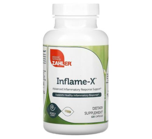 Zahler, Inflame-X, 120 капсул