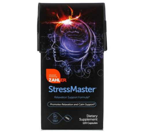 Zahler, StressMaster, засіб для підтримки розслаблення, 120 капсул