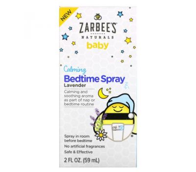 Zarbee's, Детский, успокаивающий спрей перед сном, лаванда, 59 мл (2 жидк. Унции)