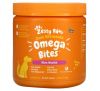 Zesty Paws, Omega Bites for Dogs, Skin & Coat, All Ages, Bacon Flavor, 90 Soft Chews