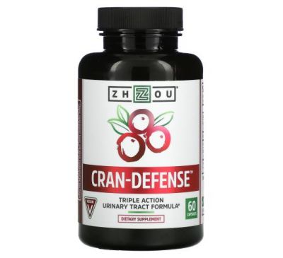 Zhou Nutrition, Cran-Defense, 60 Capsules