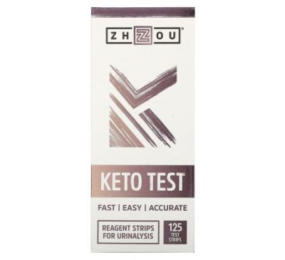 Zhou Nutrition, Keto Test, 125 Test Strips