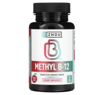 Zhou Nutrition, Methyl B-12, Natural Cherry, 60 Micro Lozenges