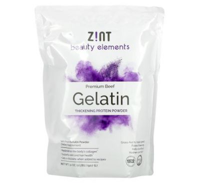 Zint, Beef Gelatin, Pure Protein, 32 oz (907 g)