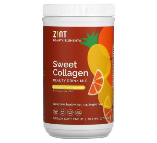 Zint, Sweet Collagen, Pineapple Orangeade, 10 oz (283 g)