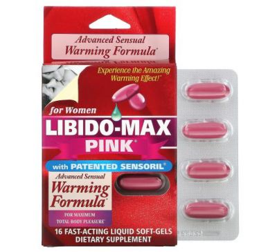 appliednutrition, Libido-Max Pink, For Women, 16 Fast-Acting Liquid Soft-Gels