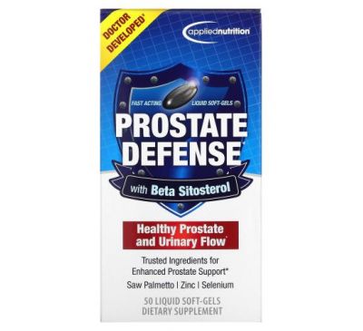 appliednutrition, Prostate Defense, 50 Liquid Soft-Gels