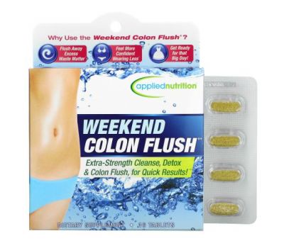 appliednutrition, Weekend Colon Flush, 16 таблеток