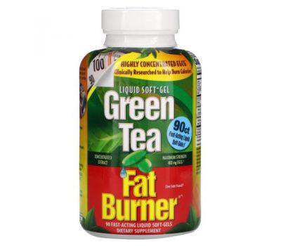appliednutrition, засіб для спалювання жиру із зеленим чаєм, 90 капсул із рідиною швидкої дії